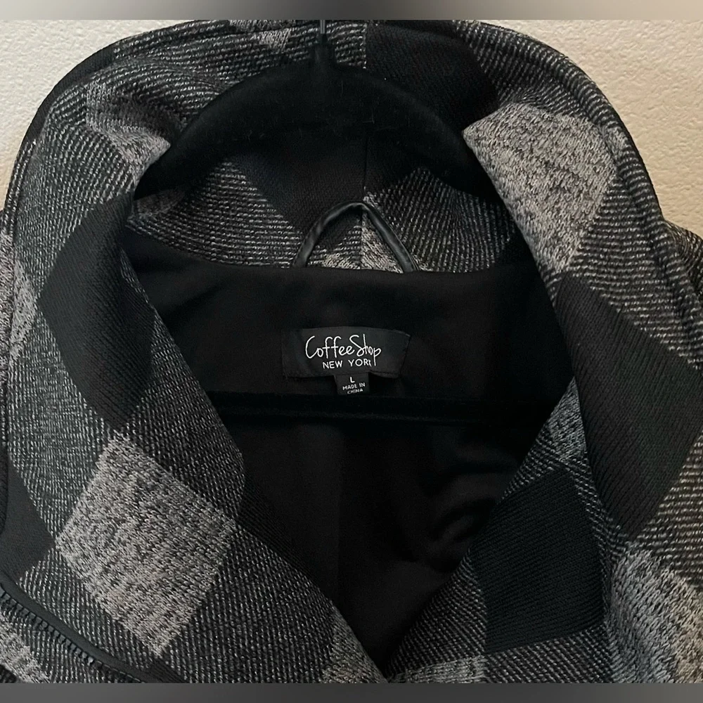 NWOT Coffeeshop Jasmine Knit Trench Jacket - Picture 3 of 3